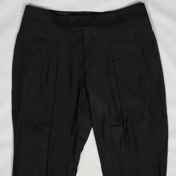 Helmut Lang Wool Pleated Tapered Trousers size 6 - Picture 3 of 7